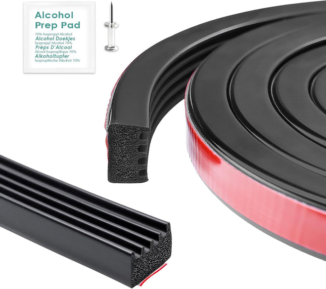 326A0004 Ribbed Bulkhead Seal Strip 3/5 X 65 Tonneau Cover Bulkhead/Service Kit/Self-Adhesive EPDM Foam