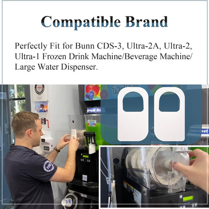 New Upgraded Pack of 2 Faucet Seal Kit for Frozen Drink Machine, Part Number 32268.1000, Fit for Bunn CDS-3, Ultra-2A, Ultra-1, Ultra-2 Frozen Drink Machine/Beverage Machine/Large Water Dispenser