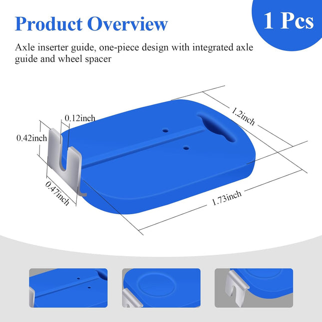 1 Pc Axle Inserter Guide W/Built-in Wheel Spacer Fits Pinewood Derby Cars Accurate Alignment for – product detail