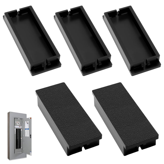 5 Pcs 1 inch Breaker Filler Plates Compatible with Schneider Electric HOMFPCP Square D HOMeline