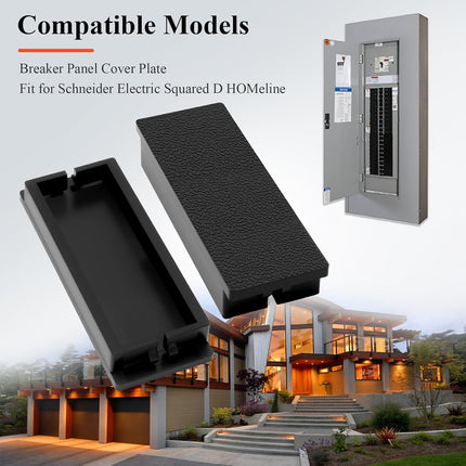 5 Pcs 1 inch Breaker Filler Plates, Compatible with Schneider Electric HOMFPCP Square D HOMeline, Breaker Panel Cover for Load Centers, Circuit Breaker Blanks, Provides Reliable Security