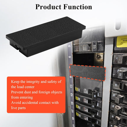 5 Pcs 1 inch Breaker Filler Plates, Compatible with Schneider Electric HOMFPCP Square D HOMeline, Breaker Panel Cover for Load Centers, Circuit Breaker Blanks, Provides Reliable Security