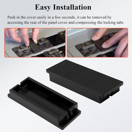 5 Pcs 1 inch Breaker Filler Plates, Compatible with Schneider Electric HOMFPCP Square D HOMeline, Breaker Panel Cover for Load Centers, Circuit Breaker Blanks, Provides Reliable Security