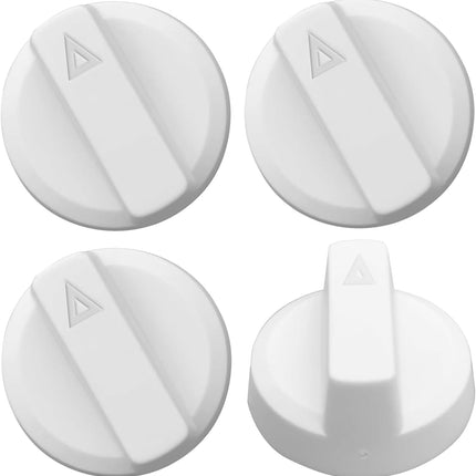 4 Pcs White Bidet Seats Replacement Knob Fit for Luxe Bidet Neo 120 & Neo 185, Knob Accessories for Luxe Bidet Neo 120 & Neo 185, Neo Knob, Non-Electric Bidet Attachment for Toilet Seat