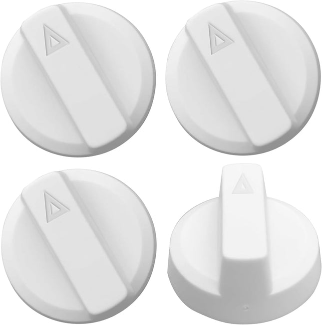 4 Pcs White Bidet Seats Replacement Knob Fit for Luxe Bidet Neo 120 & Neo V1258-DP02-B-3679