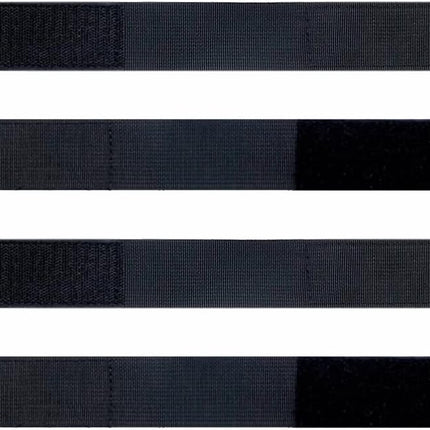 Soft Top Straps,Back Window Straps for Jeep Wrangler JK,Soft Top Tie Down Straps for Jeep,Heavy Duty Rear Window Straps,Black,(Pack of 4)
