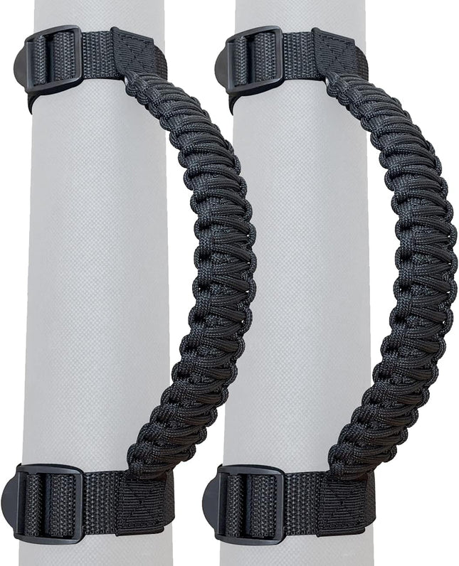 Roll Bar Grab Handles for Jeep Grab Handles for Jeep Wrangler YJ TJ JK JKU JL JLU 1987-2024 Paracord Grab