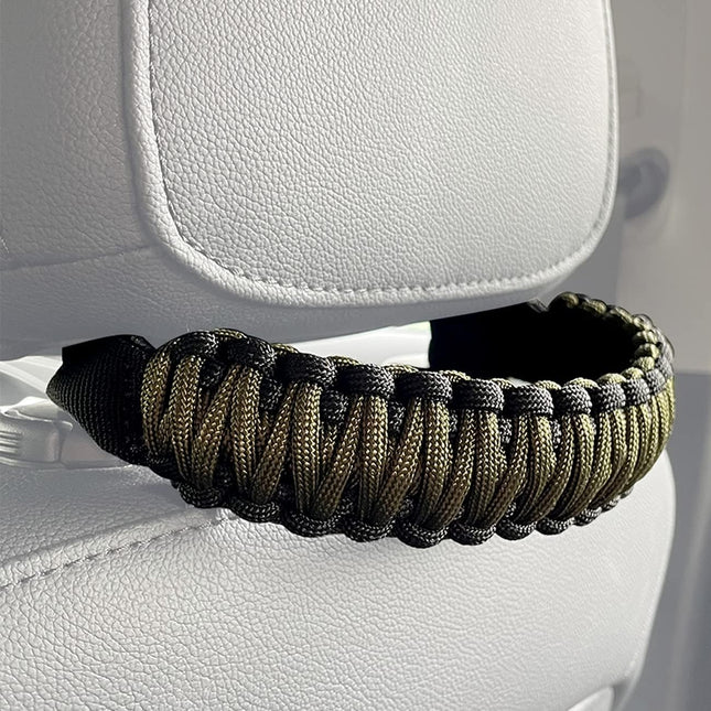 Headrest Grab Handles Universal Grip Handles Passenger Support Handles for Jeep Wrangler Ford Bronco (Black