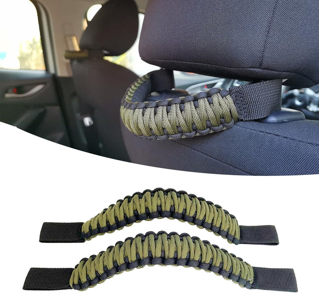 Headrest Grab Handles Universal Grip Handles Passenger Support Handles for Jeep Wrangler Ford Bronco – product detail