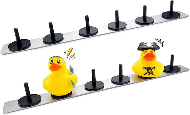 Duck Holders Magnetic Duck Plugs for Jeep Dashboard Duck Display Holds up to 12 Ducks V1258-DP02-B-3700