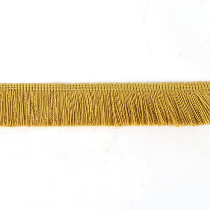 Sewing Fringe Trim 13.7 Yards x 1 Inch Tassel Trim Sewing Accessory Lace for Clothes Home Decoration DIY (Gold)