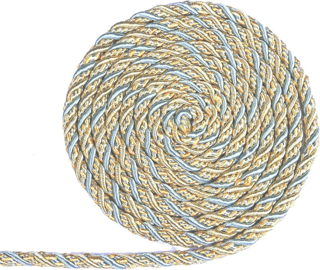 Twisted Cord 0.27 inch 10Yards Cord Trim Basic Sewing Luxury Multicolor Handmade Crafts Nylon Cord for DIY