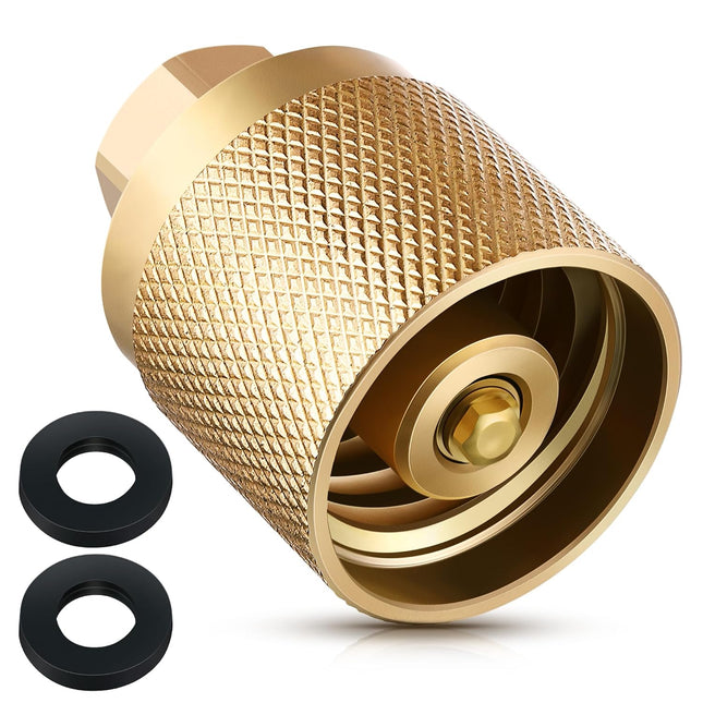 1 Pack Forklift Connector Female Replacement for 7141F Propane Tank Connector 1-1/4 Female Inlet x 1/4 NPT
