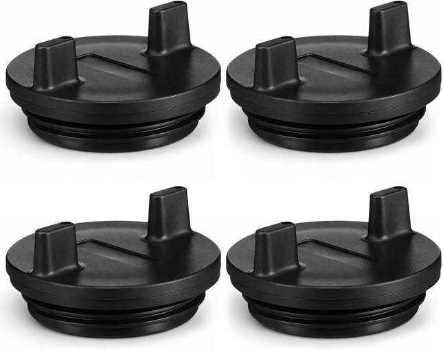 4 Pcs Fuel Deck Fill Cap for Boat Gas Tank Black Marine Fuel Filler Cap with O-Ring Seal Non-Locking
