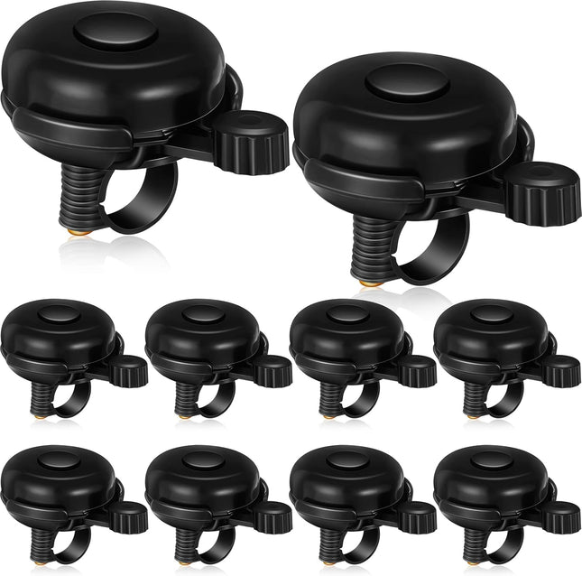 15 Pcs Classic Bike Bell Aluminum Bicycle Bell Loud Crisp Clear Sound Bike Accessories Easy Installation