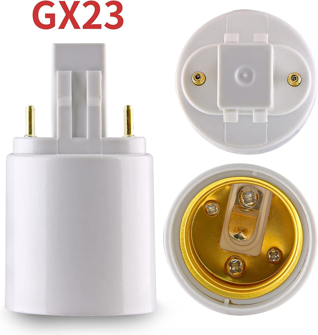 4pcs Gx23 to E26/E27 Socket Adapter Gx23 to E27 Lamp Base Holder 2 Pin Bulb Base Converter LED Accessories – product detail