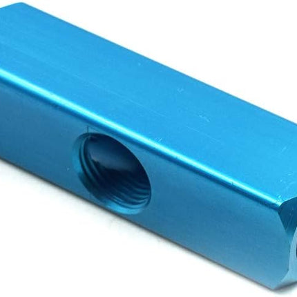 1/2" 2 Ways 5 Ports Air Hose Inline Manifold Block Splitter, Pneumatic Air Compressor Manifold Fitting - Pack of 1