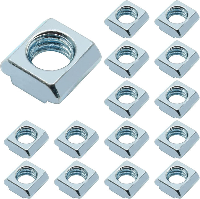 30pcs 2020 Series M6 T Nuts Tee Sliding Slot Nuts Hammer Head Fastener Nut V1258-DP02-B-3774