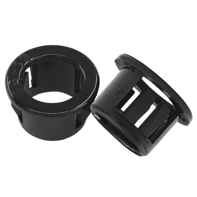 100PCS 1/2 Round Cable Snap Bushing Black Snap Bushing Grommet Plastic Hole Plugs Hole Plugs Tube – product detail