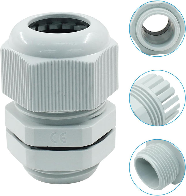 5 Pcs 3/4 NPT Cable Glands Waterproof Strain Relief Cord Connector Grip Adjustable Cable Connectors Cable – product detail