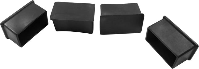 8 Pieces Rubber Furniture Leg Caps 25mm x 50mm Rectangle Chair Table Leg Covers Soft Furniture Feet End – product detail