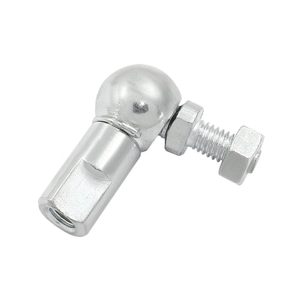 4 PCS m6 x 1.0mm Right Thread Ball Head Joint Rod End Bearing, Carbon Steel Ball Socket End Fitting for Hinge Door