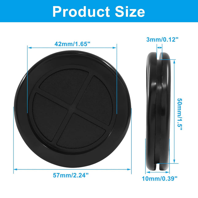 6 Pack 2 Inch Rubber Grommets 1-5/8 Inch ID Double-Sided Rubber Plugs Firewall Grommets for Metal Electric – product detail