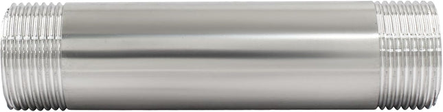 4 Inch/100mm Male Thread Pipe Fitting Connection 3/4 Inch NPT Stainless Steel Nipple Pipe – product detail