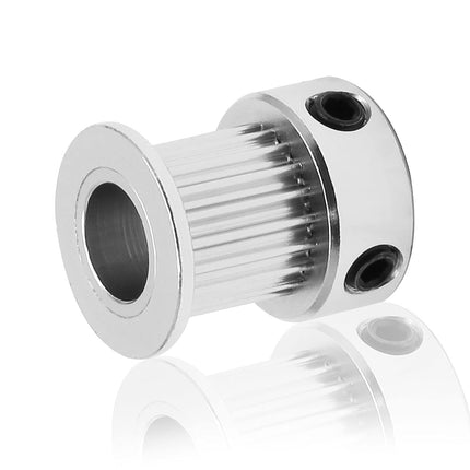 5pcs GT2 Pulley 20 Teeth 8mm Bore Fit 10mm Belt Width, Aluminum Timing Pulley Wheel Synchronous Wheels Gear Part for 3D Printer