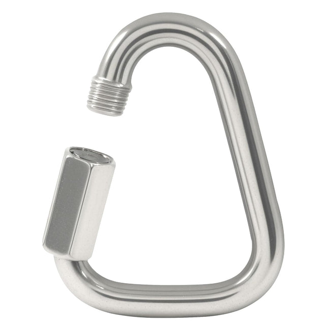 4.1 Inch Delta Quick Link Stainless Steel Triangle Quick Connector M12 Heavy Duty Chain Connector (1 Pack
