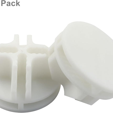 32 Pack White Plastic Cube Connectors, Wire Grid Cube ABS Connectors Modular Closet Storage Organizer, DIY Wire Shelves for Home/Office