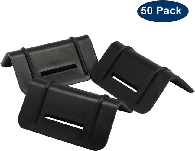 50 Pack Tie Down Edge Protectors Plastic Corner Protectors Pallet Guard Cargo Strap Protectors L Shaped – product detail