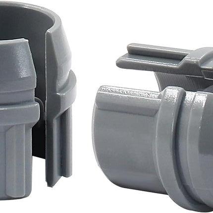 50 PCS 1/2 Inch Non-Metallic Cable Connector, Quick Installation Labor Saving Cable Connector for 14/2-10/3 AWG Single Cable, 14/2-12/2-14/3 AWG Two Cables