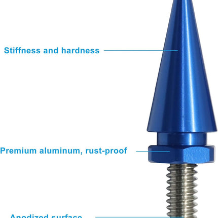 Windshield Bolts Blue Fairing Bolts, Windscreen Screws Kit Compatible for Street Glide, Electra Glide, Ultra Classic, Ultra Limited, Tri Glide Models