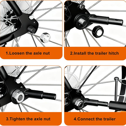 Bike Trailer Hitch Connector Kit