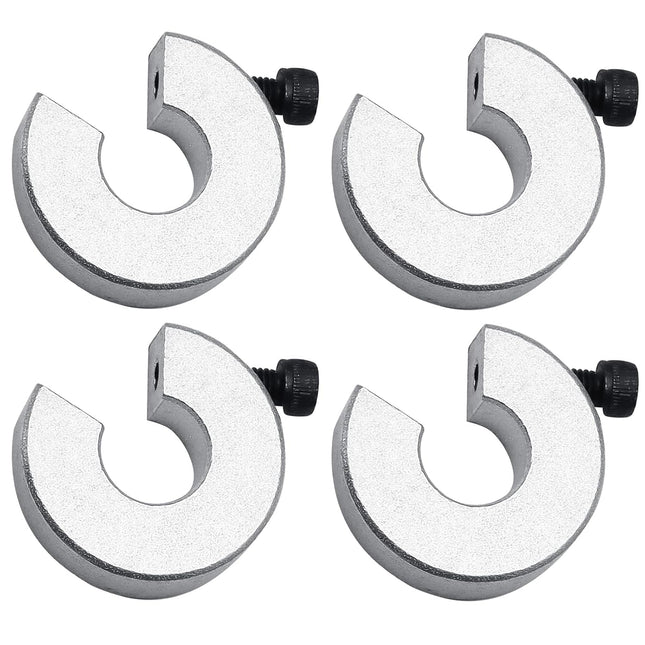 4 Pack SBR12 Linear Rail Shaft Stop Collars Bore 12mm OD 30mm Thickness 10mm Aluminum V1258-DP02-B-3876