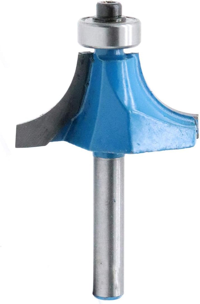 Round Over Edging Router Bit 1/4 Shank 1/2 Cutting Radius Bearing Guide Corner Rounding Router Bit