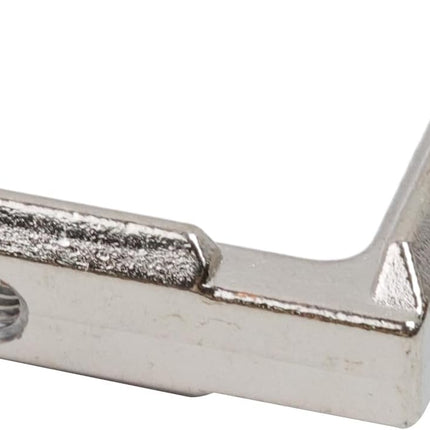 T Slot Inside Corner Brackets L-Shape Interior Corner Connector with Screws for 1515 Series Aluminum Extrusion Profile -10pcs