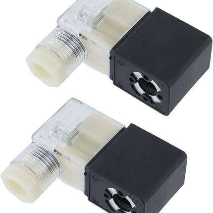 Electric Solenoid Air Valve Normally Closed 220V AC, 5.5VA Solenoid Valve for Air Compressor