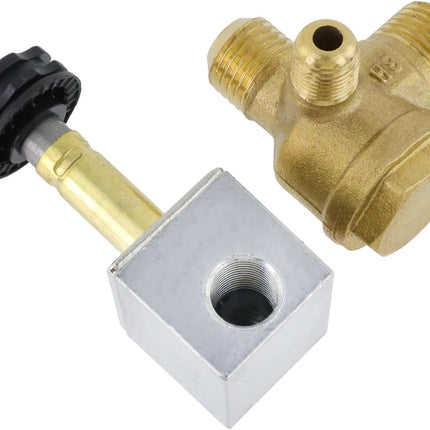 Electric Solenoid Air Valve Body Aluminum Power-Off Vent Exhaust Valves Body with 3 Way Valve for Air Compresspor