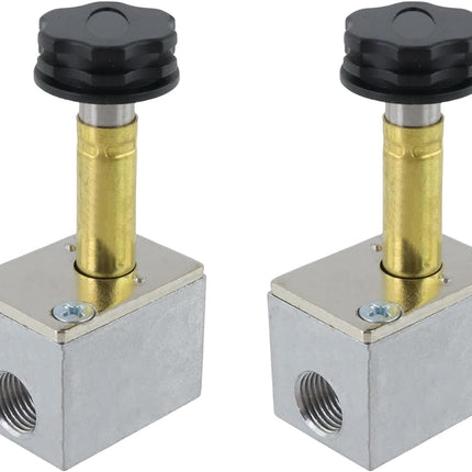 Electric Solenoid One Way Air Valve Body Aluminum Power-Off Vent Exhaust Valves Body for Air Compresspr