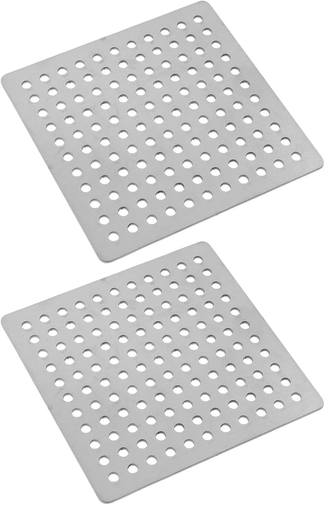 Square Drain Cover Grates 3.2 x 3.2 304 Stainless Steel Drainage Grate Cover Replacement Floor