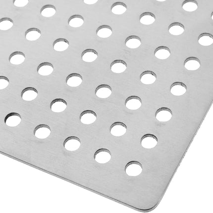 Square Drain Cover Grates,3.2" x 3.2" 304 Stainless Steel Drainage Grate Cover Replacement Floor Drain Strainer for Shower, Bathroom Floor, Balcony, and Outdoor Garden Drains -2pcs