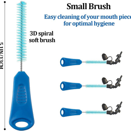 2 Set 8 in 1 Hydration Bladder Cleaning Kit Includes 3 Different Brushes and Drying Collapsible Bladder Frame, Water Reservoir Backpack Cleaning Kit