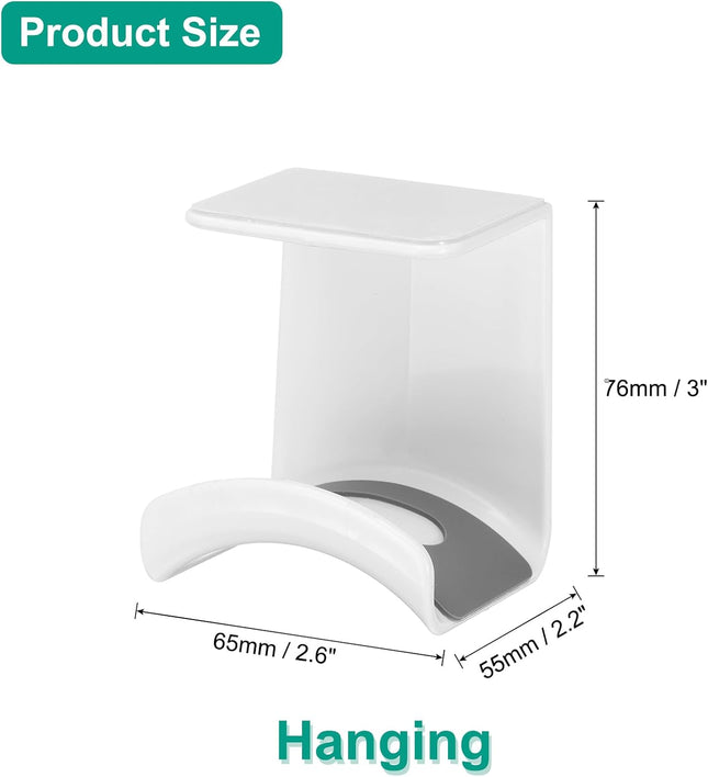 Headphone Stand 1 Pcs ABS Headset Holder Adhesive Headphone Holder Hook Mount Headphone Hanger Hook Under – product detail