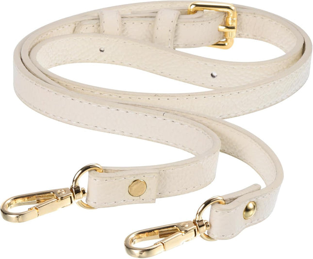 Purse Strap Leather Adjustable Replacement Strap for Women's Crossbody Handbags Bag 0.6 Wide 41-51 Long