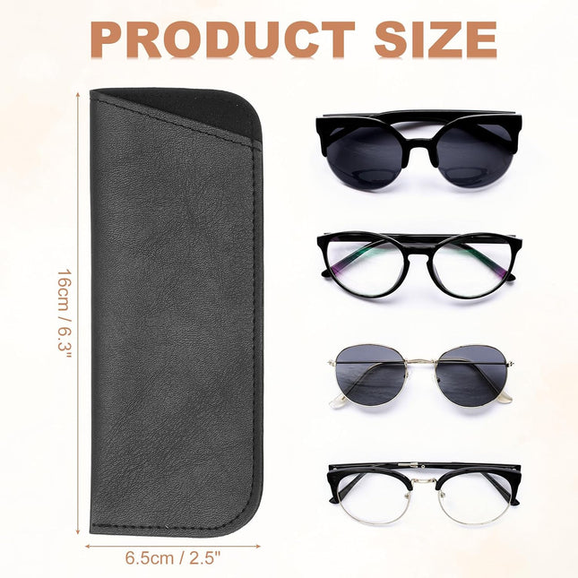 Soft Eyeglass Cases Leather Sunglass Case Portable Glasses Pouch for Women Men Sunglasses Cases – product detail