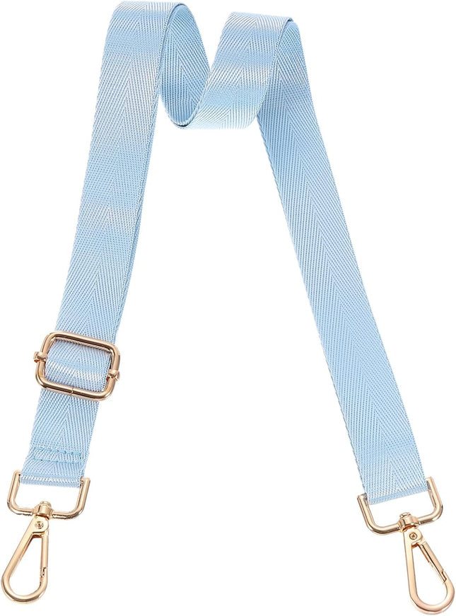 Wide Shoulder Strap 2.5cm Adjustable Purse Strap Replacement Crossbody Strap for Shoulder Bag Handbag Sky