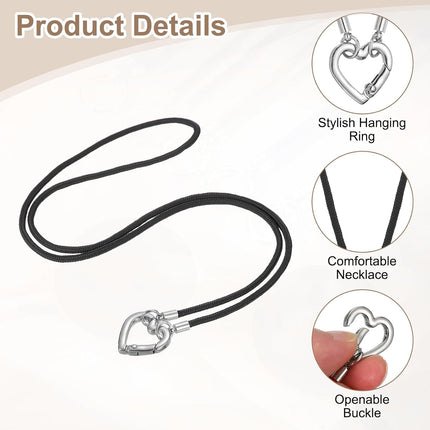 Eyeglass Holder Necklace Ring, Anti-Lost Sunglasses Neck Strap Eyeglasses Chain Holder Eye Glasses Lanyard