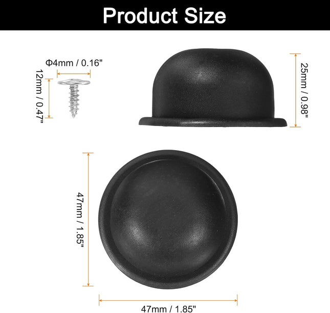4Pcs Luggage Replacement Pads Plastic Luggage Stand Feet Stud Suitcase and Travel Gear Bottom Side – product detail